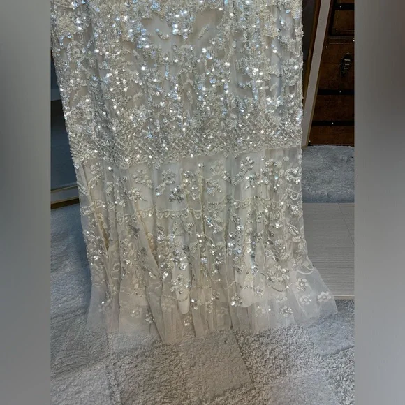 Needle & Thread Cream Lace Maxi Dress - Picture 10 of 10